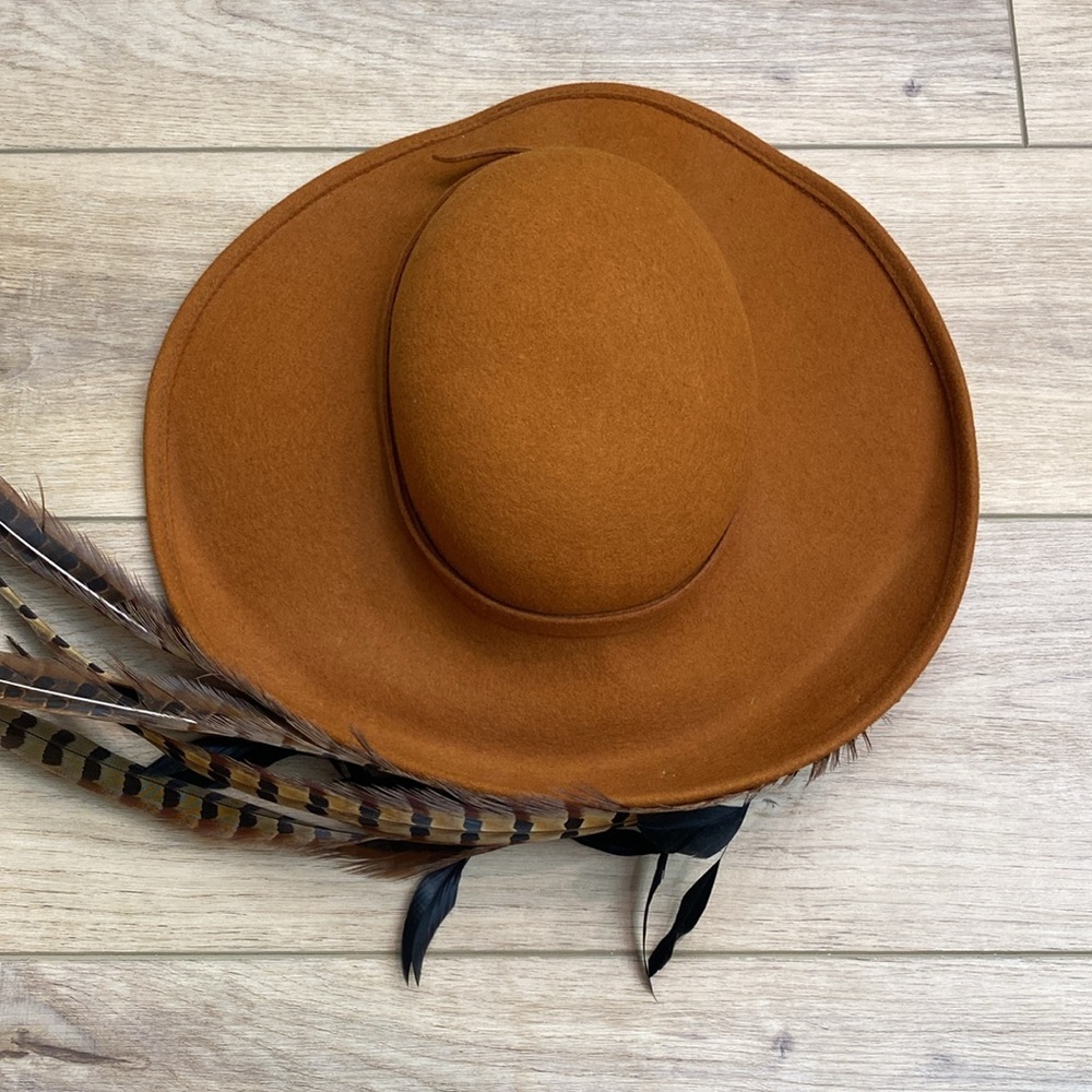 Vintage Jack McConnell‎ Boutique Feather Hat - Picture 6 of 10
